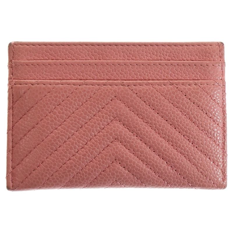Chanel Coco Mark Boy Chanel Card Case Pink/silver 29th