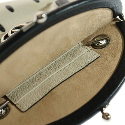 Gucci Strawberry Pochette Chain Shoulder Bag Women White/black 719725