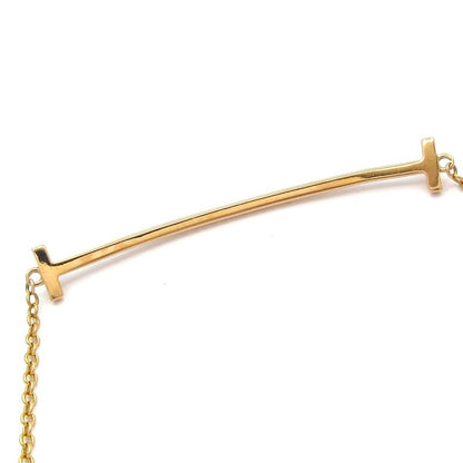 Tiffany & Co Bracelet T-smile Bracelet 18K Pink Gold X Diamonds