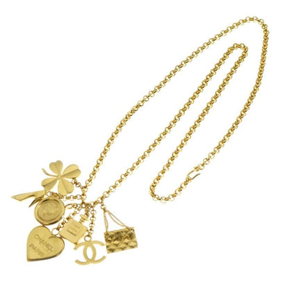 Chanel Coco Mark / Matelasse / Fragrance / Heels / Heart / Clover Motif Chain