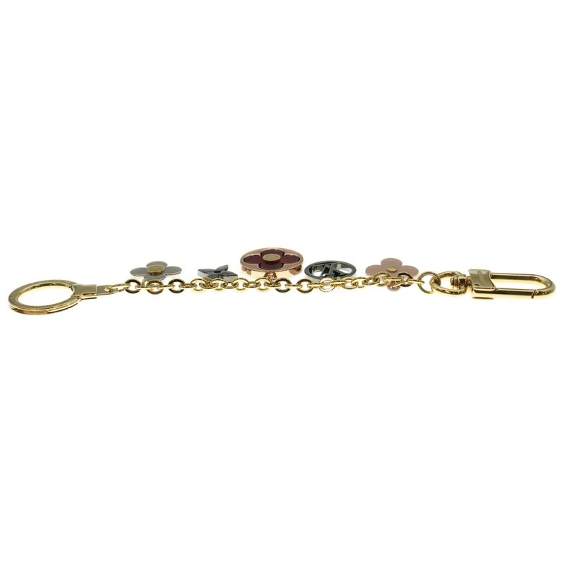 Louis Vuitton LV Bijoux Sac Chêne Flache Bagcharm Key Ring Gold GP M80241