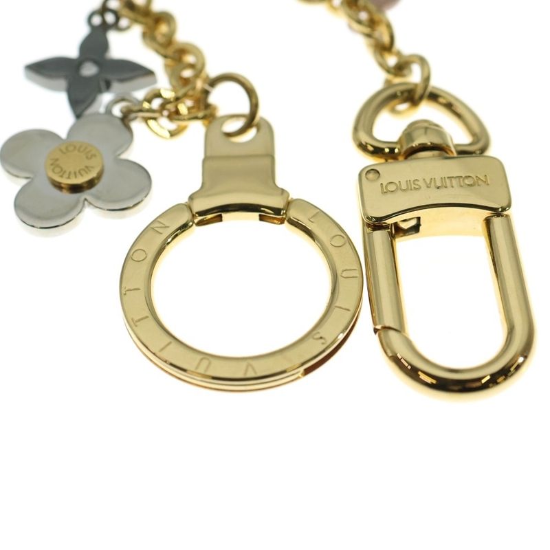 Louis Vuitton LV Bijoux Sac Chêne Flache Bagcharm Key Ring Gold GP M80241