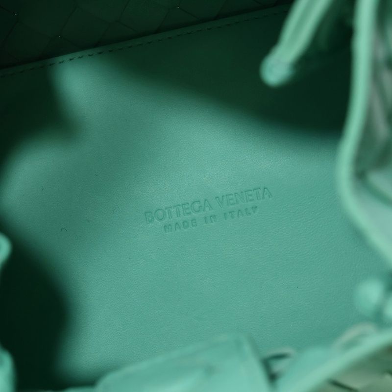 Bottega Veneta Andiamo Intrecciato Small Andiamo Parachute Lambskin Leather