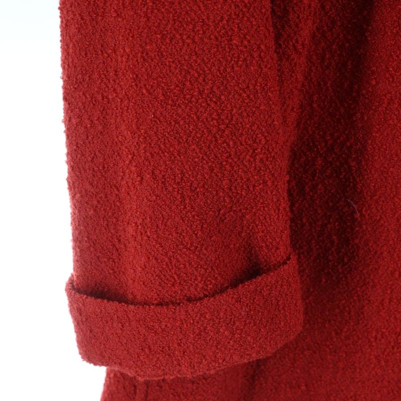 Chanel Coco Mark Setup Wool Tweed Buttonless Long Tailored Jacket Sleeveless