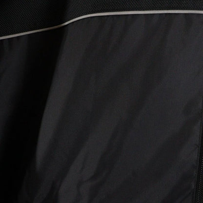 Balenciaga 18AW 80s Logo Windbreaker Nylon Jacket 533917 Ta018 Black