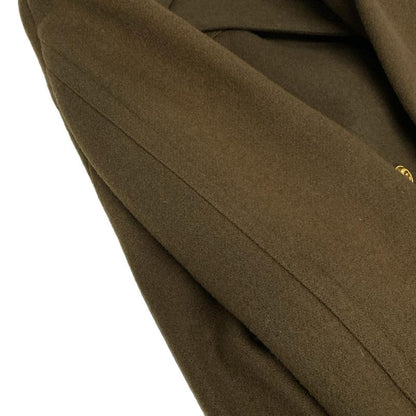 Chanel P Coat Size 40 M Womens - P08325 Khaki Long Sleeves / Winter Wool