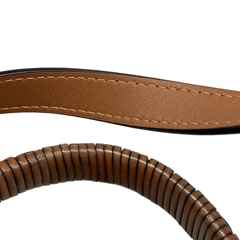 Loewe Tote Bag Anagram Tote Bag Small Brown×dark Navy 2-way Wool