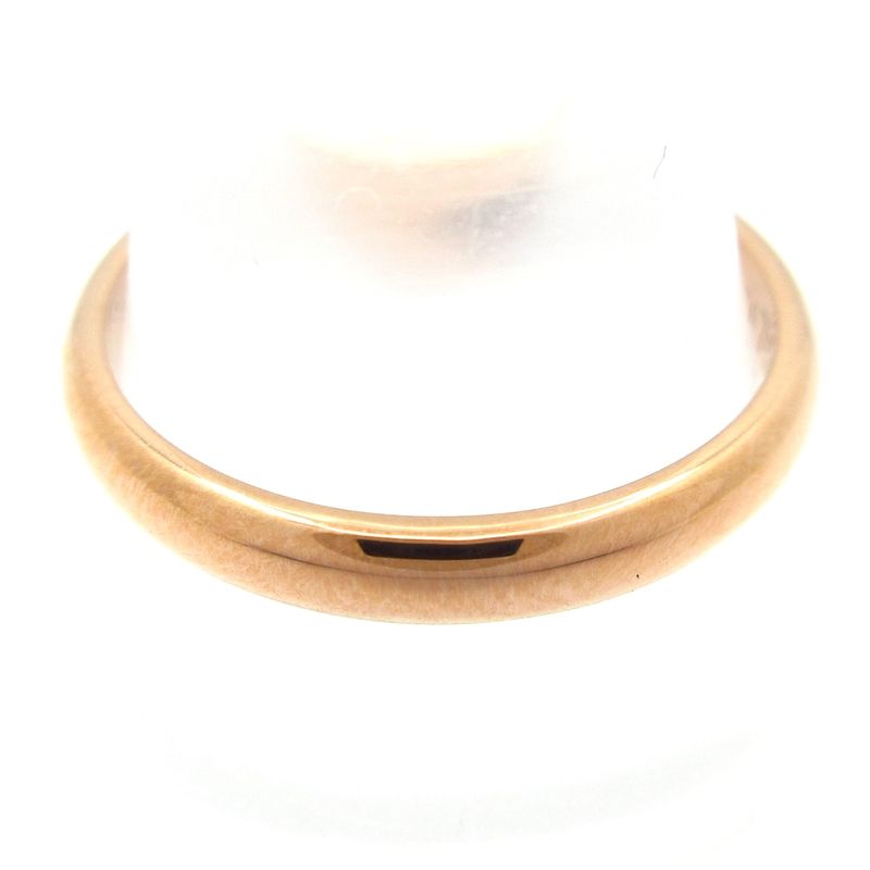 Cartier Ring 50 1895 Wedding Ring 18K Pink Gold X Diamond 1P Diamond / Approx