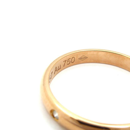 Cartier Ring 50 1895 Wedding Ring 18K Pink Gold X Diamond 1P Diamond / Approx