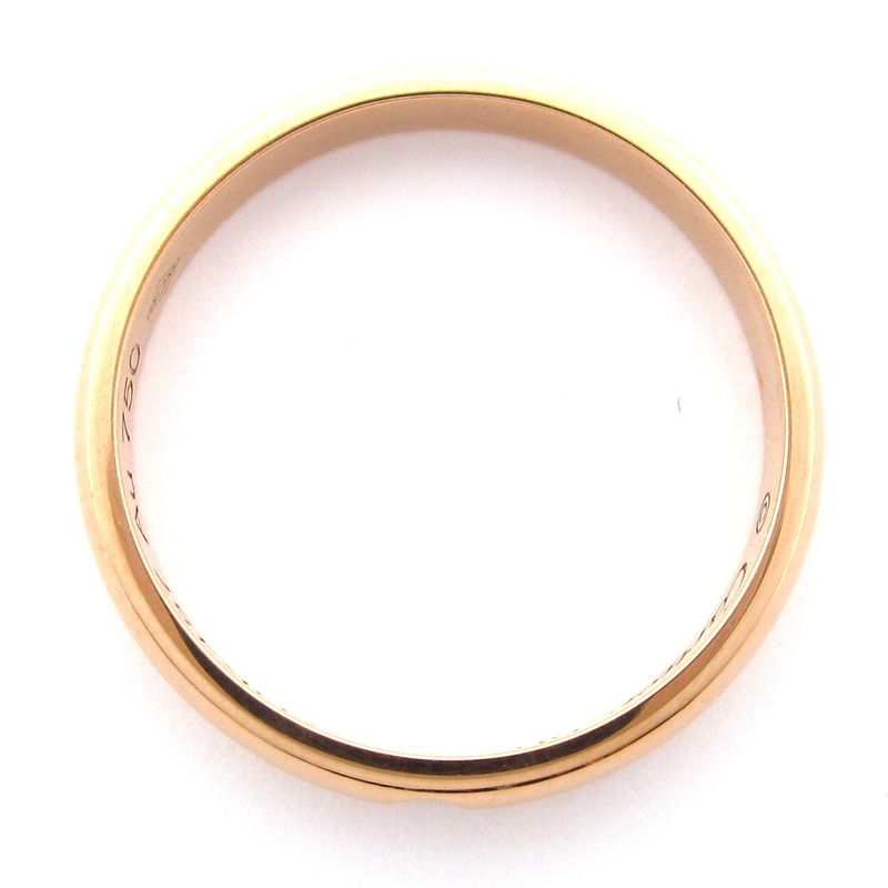 Cartier Ring 50 1895 Wedding Ring 18K Pink Gold X Diamond 1P Diamond / Approx