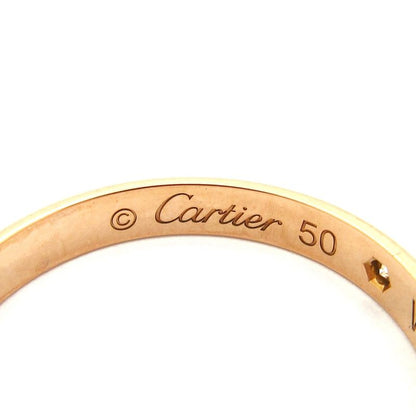 Cartier Ring 50 1895 Wedding Ring 18K Pink Gold X Diamond 1P Diamond / Approx