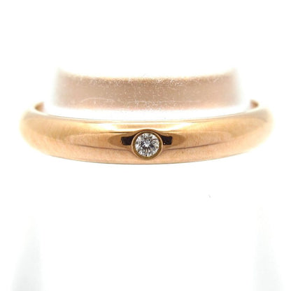 Cartier Ring 50 1895 Wedding Ring 18K Pink Gold X Diamond 1P Diamond / Approx