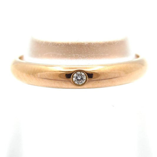 Cartier Ring 50 1895 Wedding Ring 18K Pink Gold X Diamond 1P Diamond / Approx