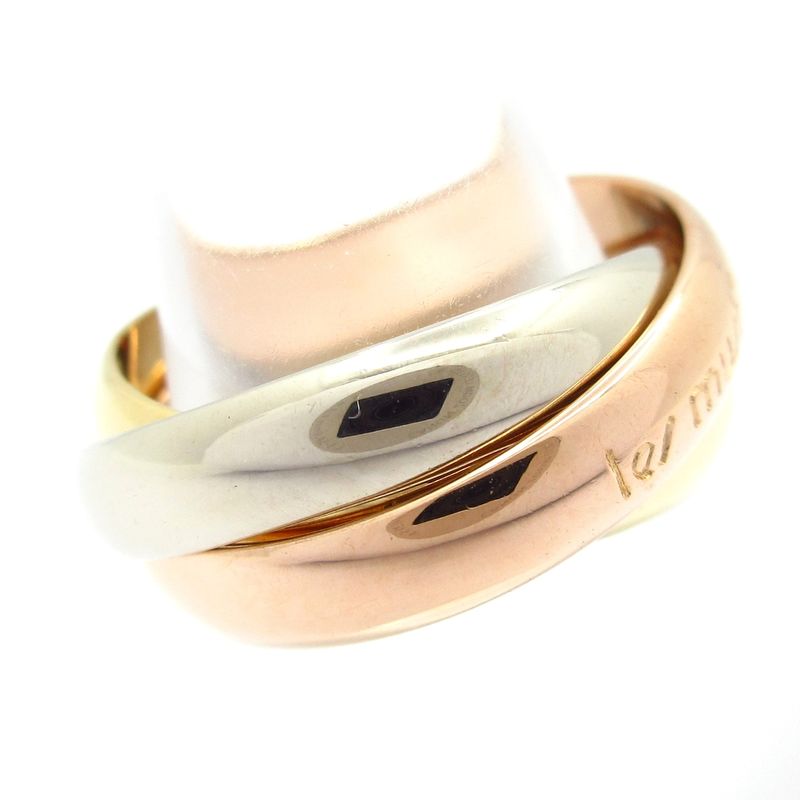 Cartier Three Rings 48 Trinity 18K Three Color