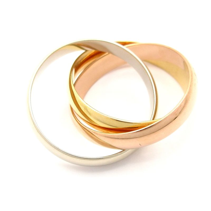 Cartier Three Rings 48 Trinity 18K Three Color