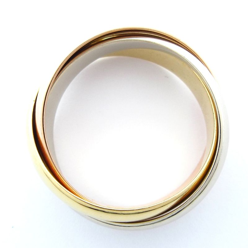 Cartier Three Rings 48 Trinity 18K Three Color
