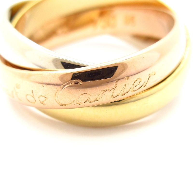 Cartier Three Rings 48 Trinity 18K Three Color
