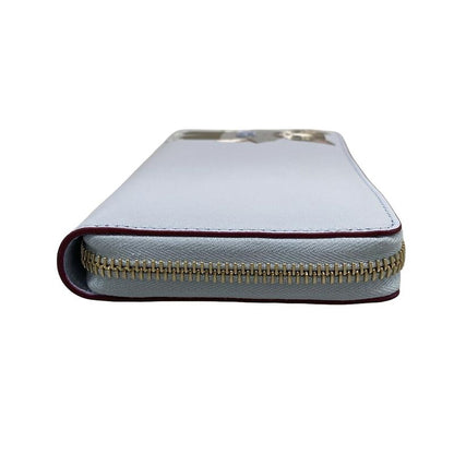 Gucci Yuko Higuchi Zip-around Wallet 847918 Light Blue X Gray X Multi Leather