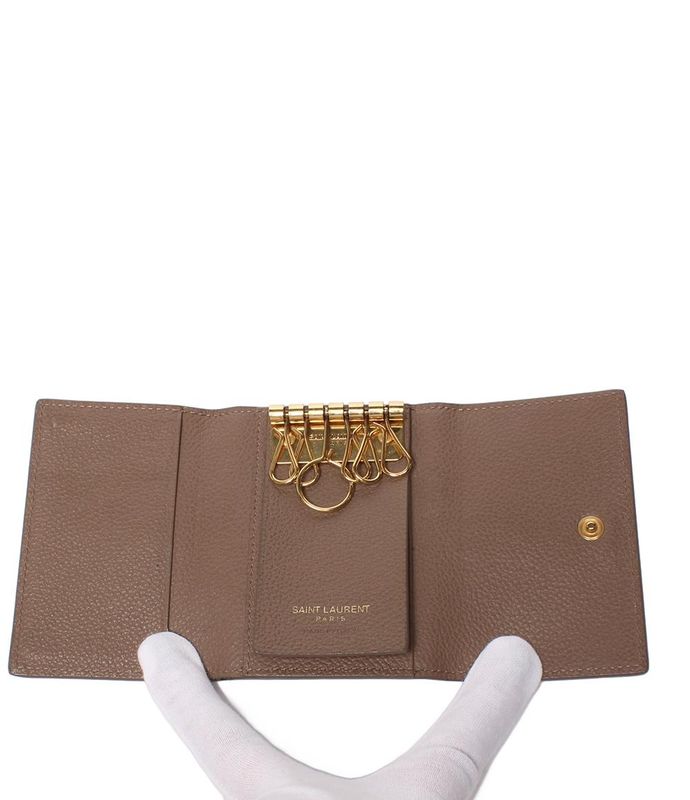Saint Laurent 6-Ribbon Key Case Unisex Saint Laurent