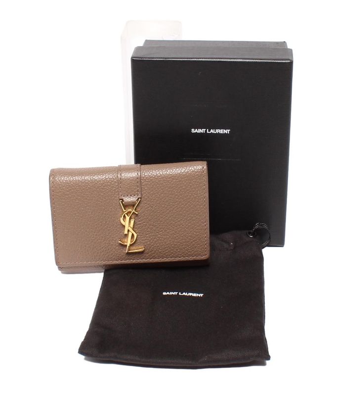 Saint Laurent 6-Ribbon Key Case Unisex Saint Laurent