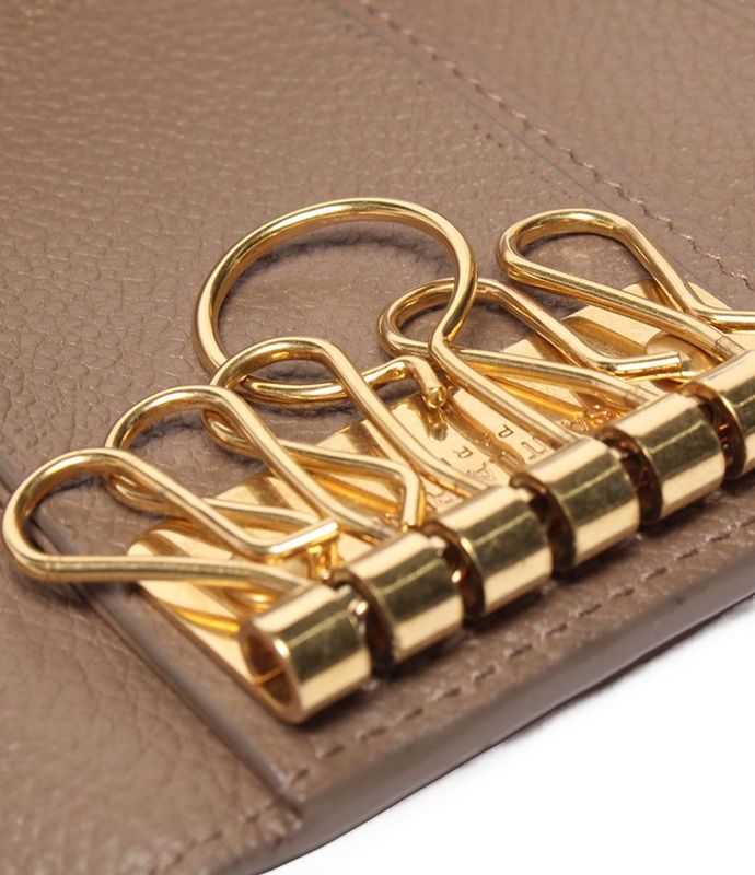 Saint Laurent 6-Ribbon Key Case Unisex Saint Laurent