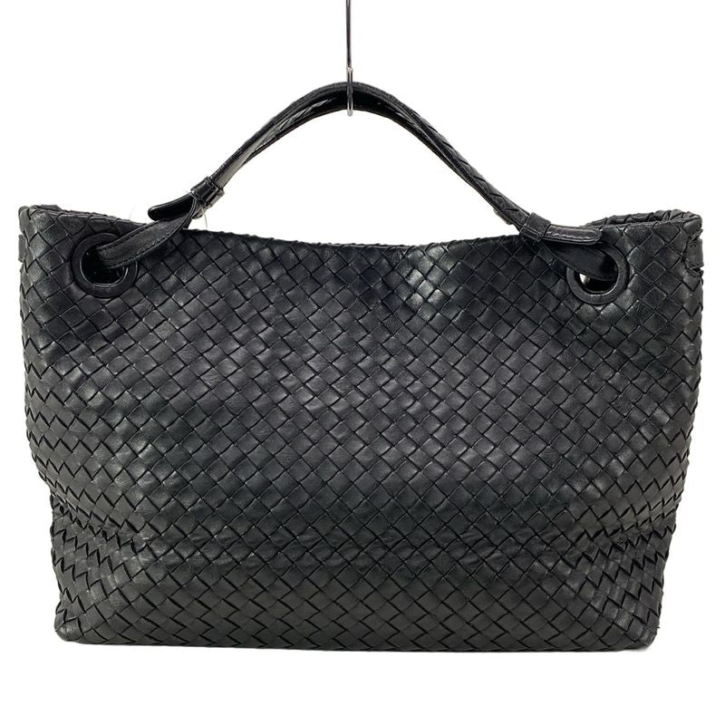 Bottega Veneta Tote Bag Medium Garda Bag 179320 Black Leather