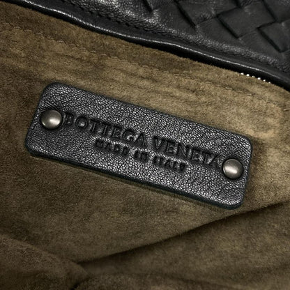 Bottega Veneta Tote Bag Medium Garda Bag 179320 Black Leather