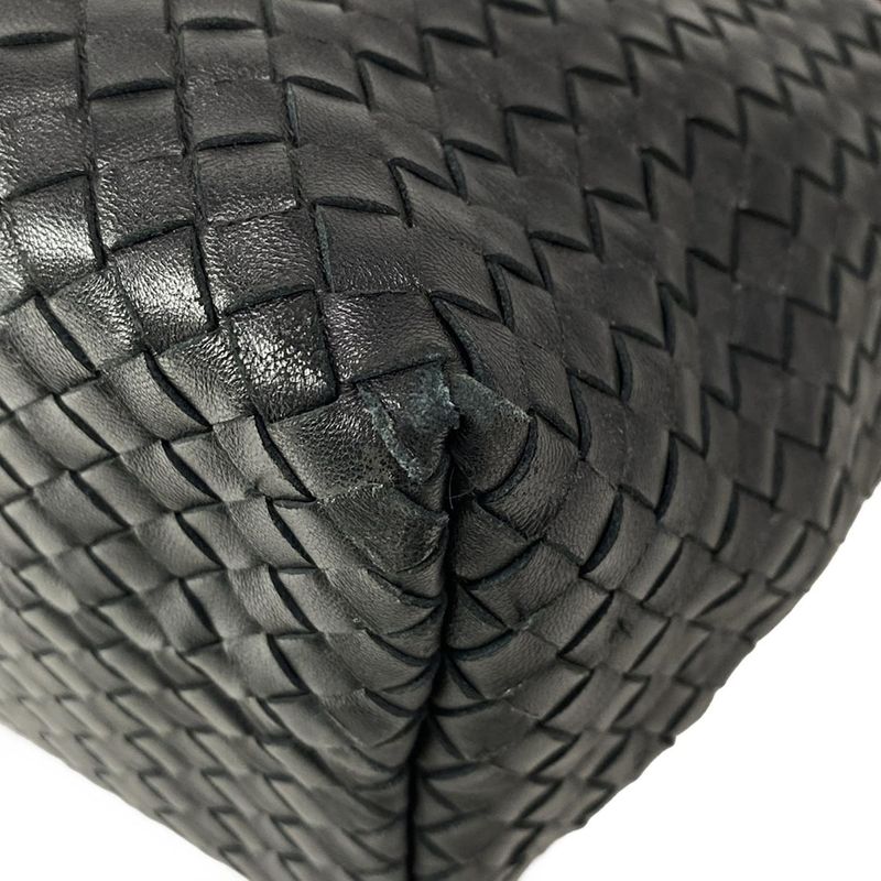 Bottega Veneta Tote Bag Medium Garda Bag 179320 Black Leather