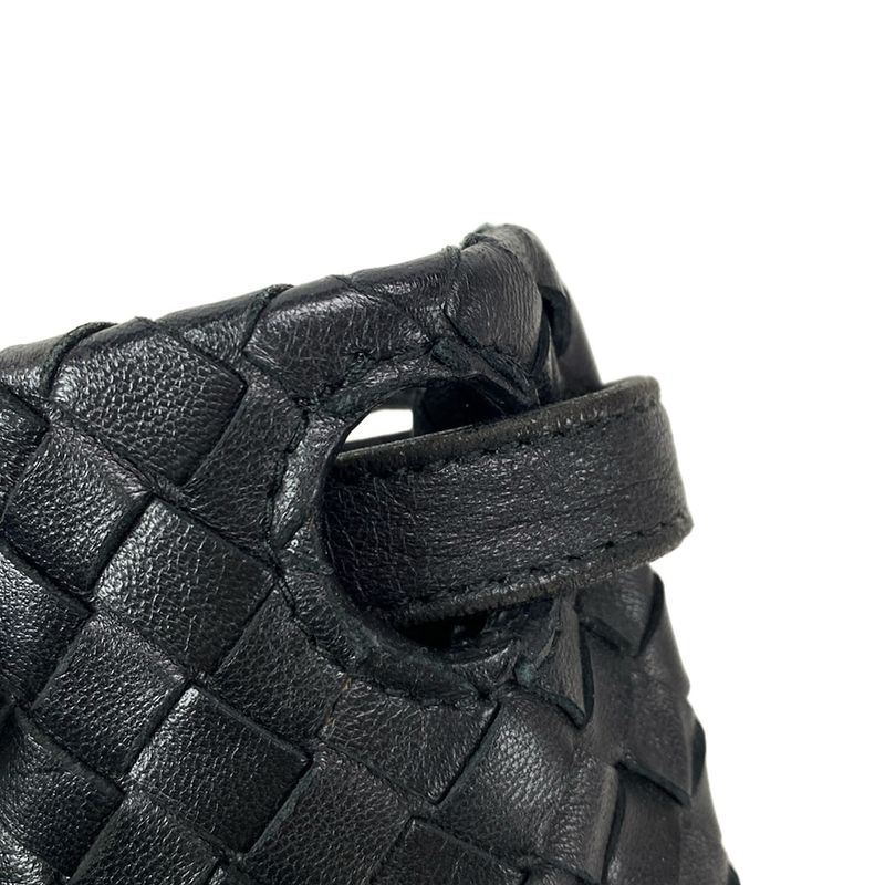 Bottega Veneta Tote Bag Medium Garda Bag 179320 Black Leather