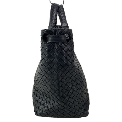 Bottega Veneta Tote Bag Medium Garda Bag 179320 Black Leather