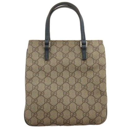 Gucci Mini Tote Handbag GG Supreme PVC Leather 114600 Beige Greenish