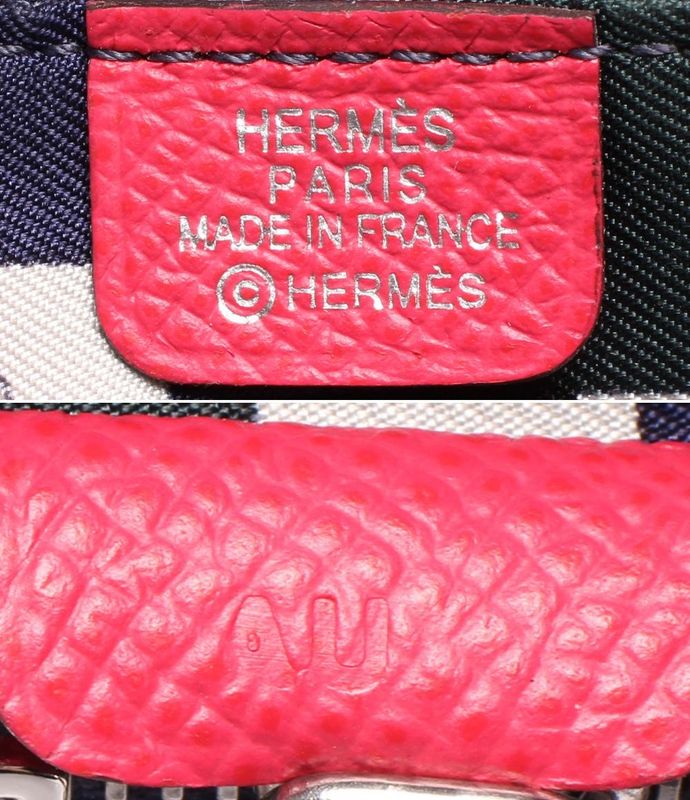 Hermes Round Zipper Wallet Silver Hardware U Engraved Azap Compact Silk Quinn