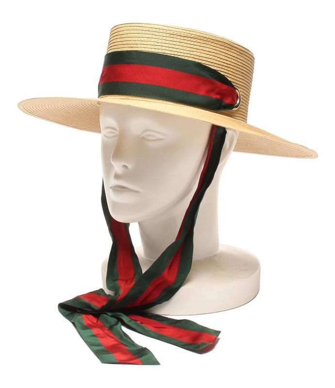 Gucci Straw Hat Papier 577012 3hh7i Ladies Size M 57cm (22.44in) Gucci