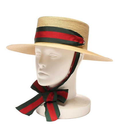 Gucci Straw Hat Papier 577012 3hh7i Ladies Size M 57cm (22.44in) Gucci