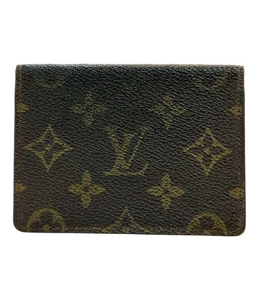 Louis Vuitton Pass Case Porte 2 Carte Vertical Unisex Louis Vuitton