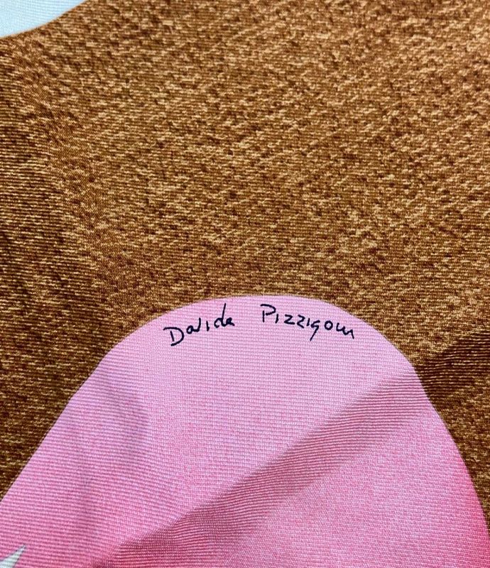 Bulgari Scarf 100% Silk Women's Bvlgari