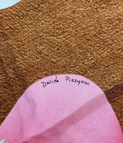 Bulgari Scarf 100% Silk Women's Bvlgari