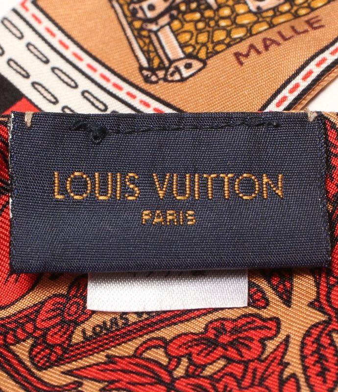 Louis Vuitton Scarf 100% Silk Bandeau BB Joudou Louis M70856 Women Louis Vuitton