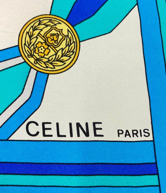 Celine Scarf 100% Silk Women's Celine