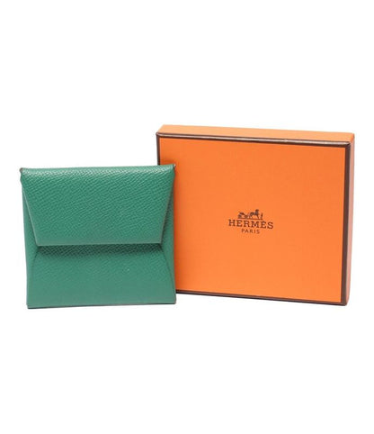 Hermes Coin Case W Engraved Silver Hardware Bastia Women's Hermes