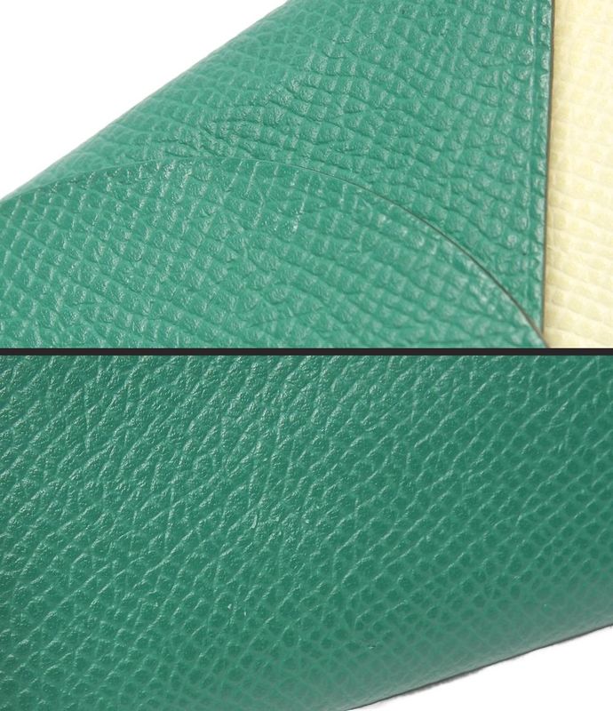 Hermes Coin Case W Engraved Silver Hardware Bastia Women's Hermes