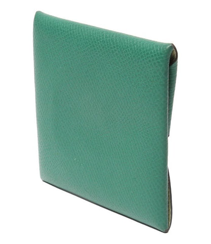 Hermes Coin Case W Engraved Silver Hardware Bastia Women's Hermes