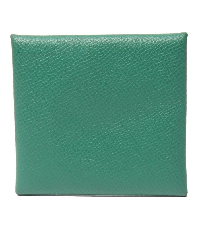 Hermes Coin Case W Engraved Silver Hardware Bastia Women's Hermes