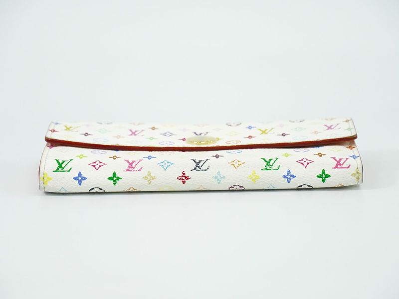Authentic Louis Vuitton LV Portefeuille Sarah Monogram Multicolor Long Wallet