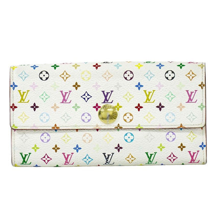 Authentic Louis Vuitton LV Portefeuille Sarah Monogram Multicolor Long Wallet