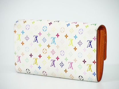 Authentic Louis Vuitton LV Portefeuille Sarah Monogram Multicolor Long Wallet