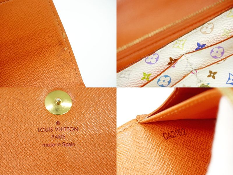 Authentic Louis Vuitton LV Portefeuille Sarah Monogram Multicolor Long Wallet