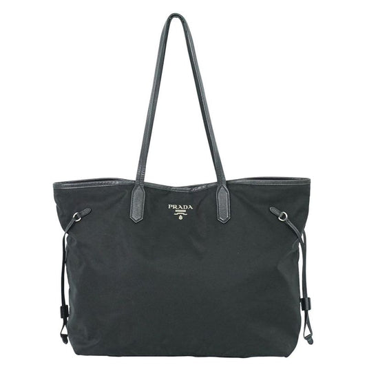 Authentic Prada Nylon Shoulder Bag Tote Bag Black Bag Pre-owned [follow-up