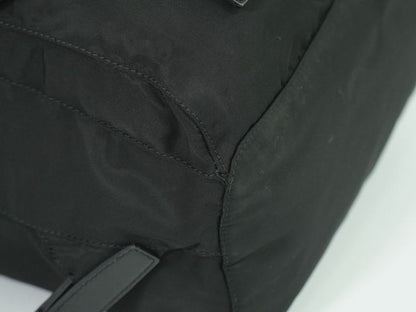 Authentic Prada Vela Backpack Sac Backpack Nylon Black B6677 Vela Bag Pre-owned