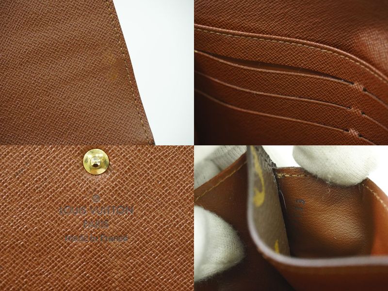Authentic Louis Vuitton LV Old Shape Portefeuille Sarah Monogram Long Wallet